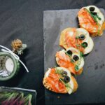Брускета з лососем alager